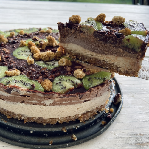 3-Layered Chocolate Cheesecake