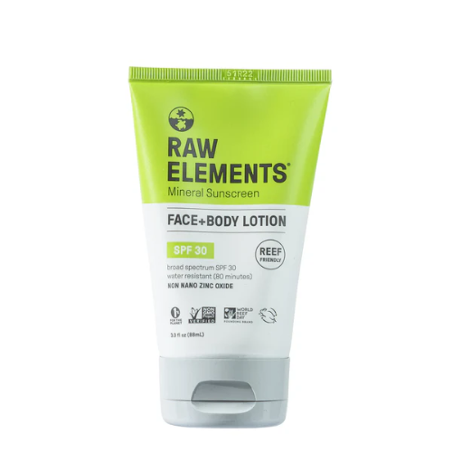 Raw Elements Face + Body SPF30 Tube (3.0 fl oz / 88ml)