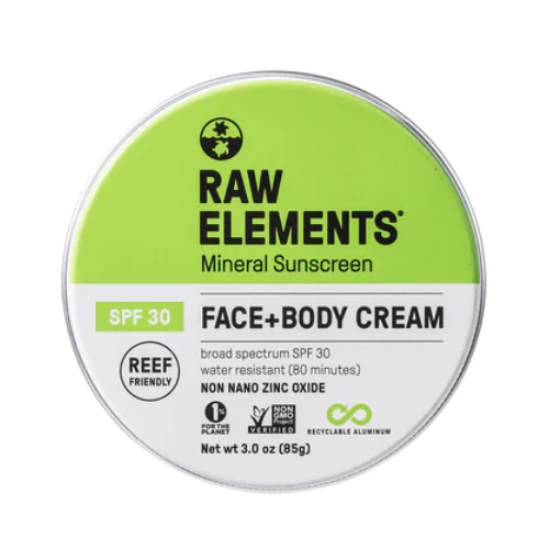Raw Elements Face + Body SPF30 Tin (3.0 oz / 85g)